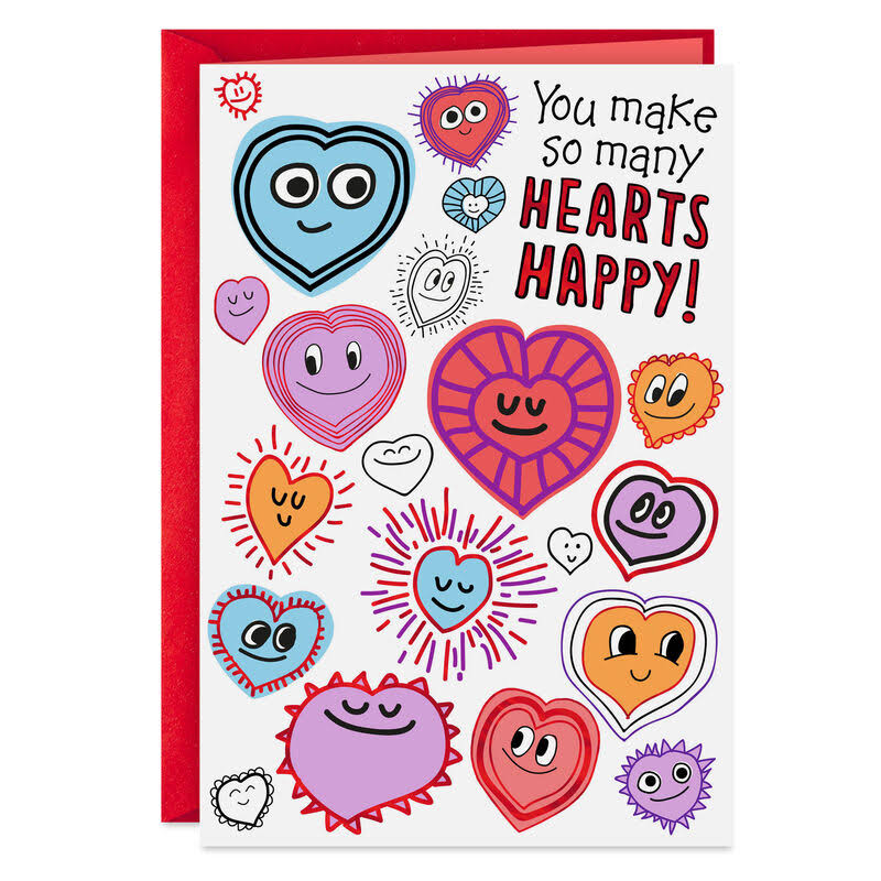 Hallmark Valentine's Day Card, You Make Hearts Happy Valentine's Day Card
