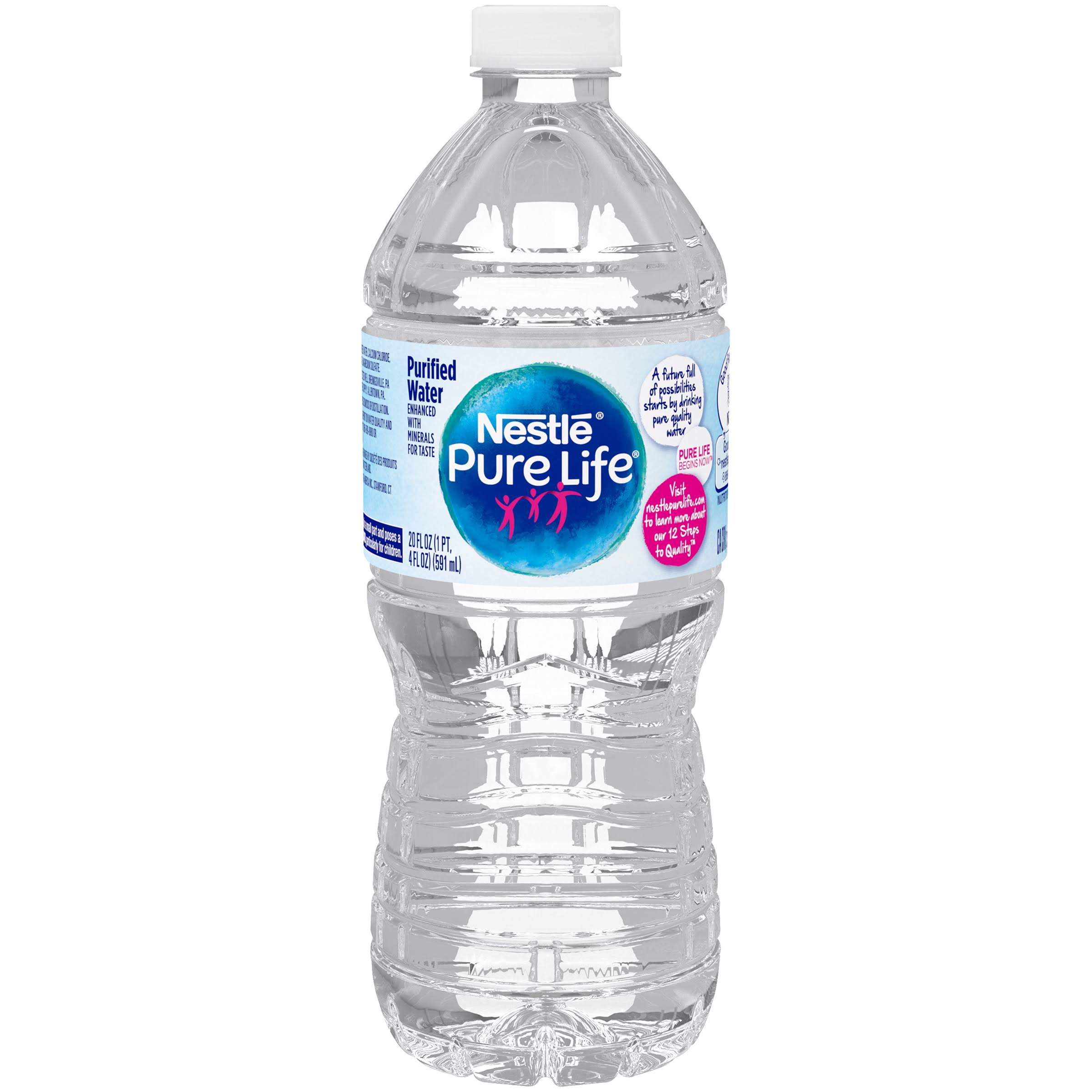Nestle Pure Life Bottled Water - 20oz