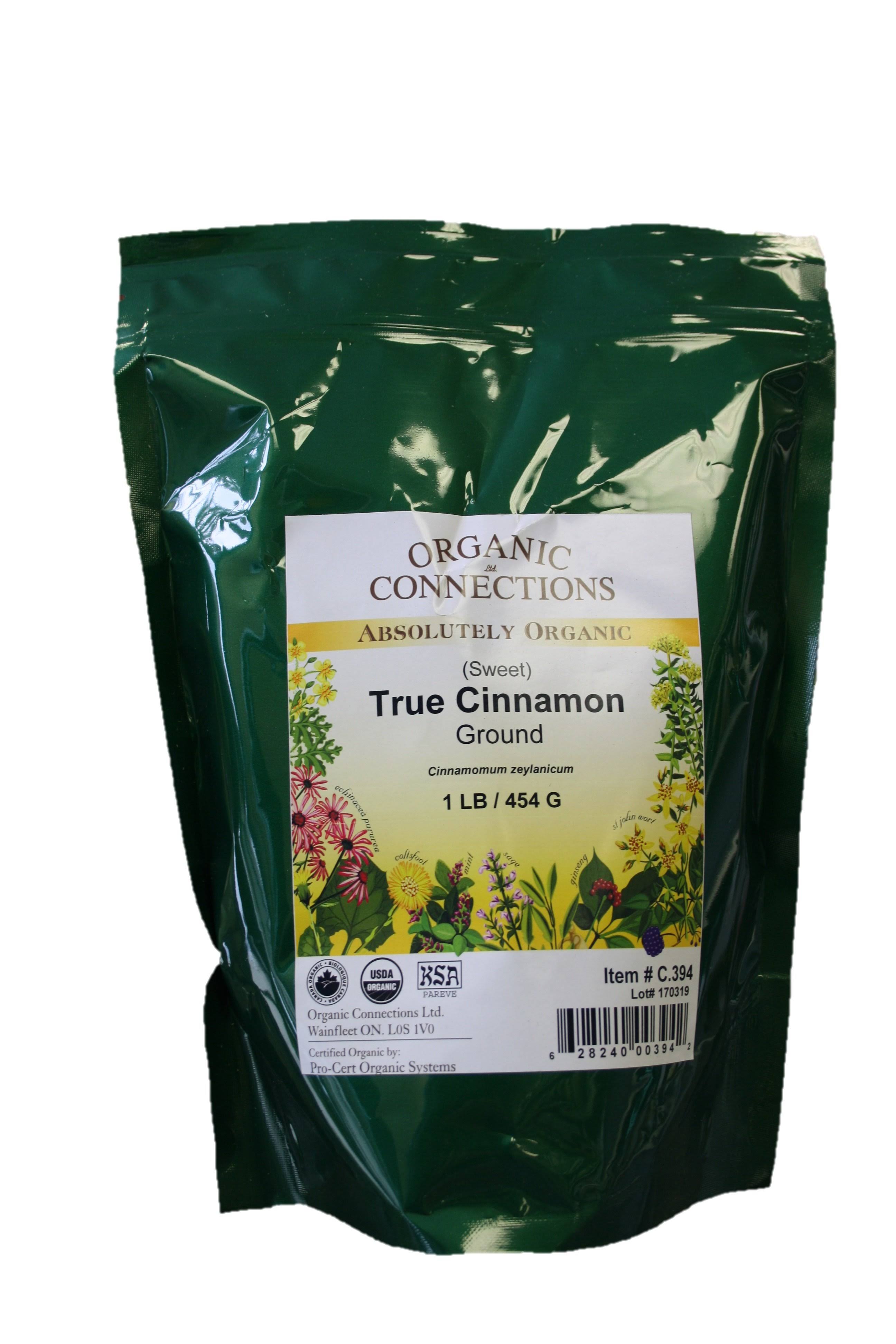 Organic Connections, Cinnamon, Sweet, Ceylon, Ground, Organic (1 lb)