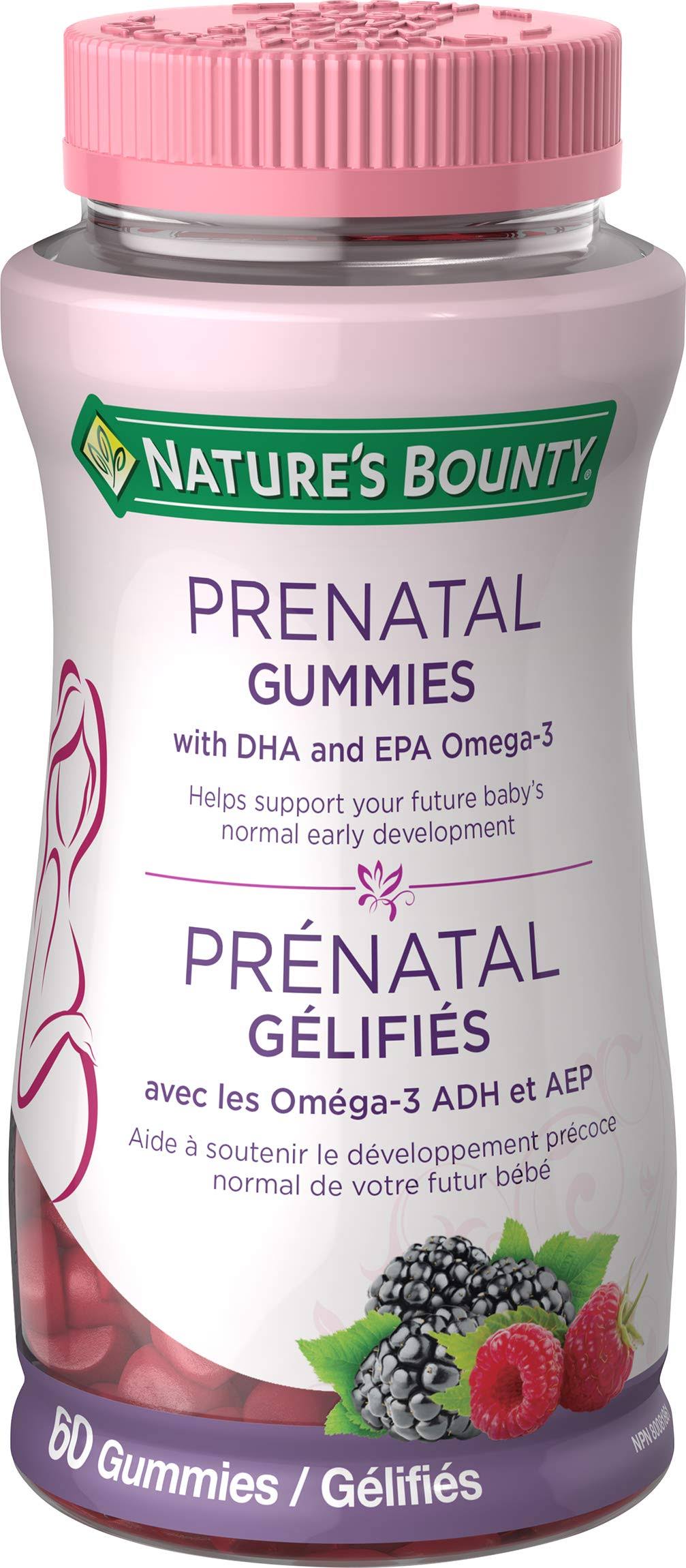 Natures Bounty Prenatal Gummies - 60pcs