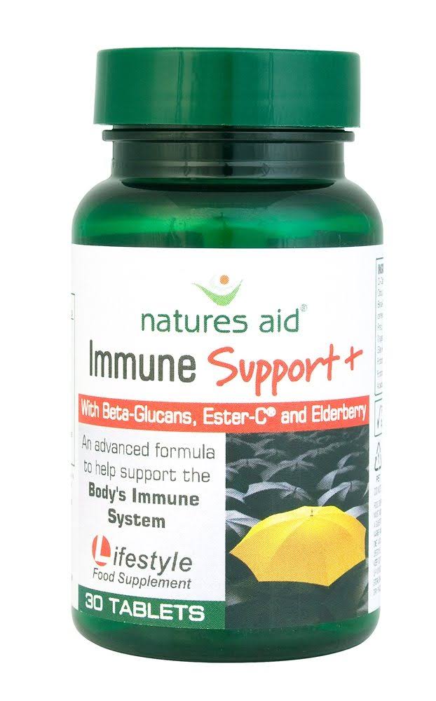 Natures Aid Immune Support + - 30 Tablets