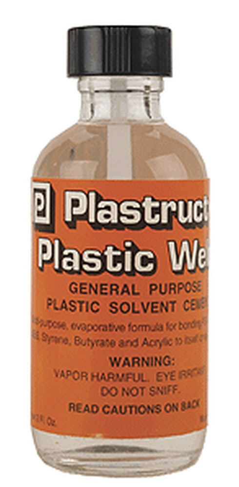 Plastruct PLS00002 Plastic Weld Cement Merch - 2oz