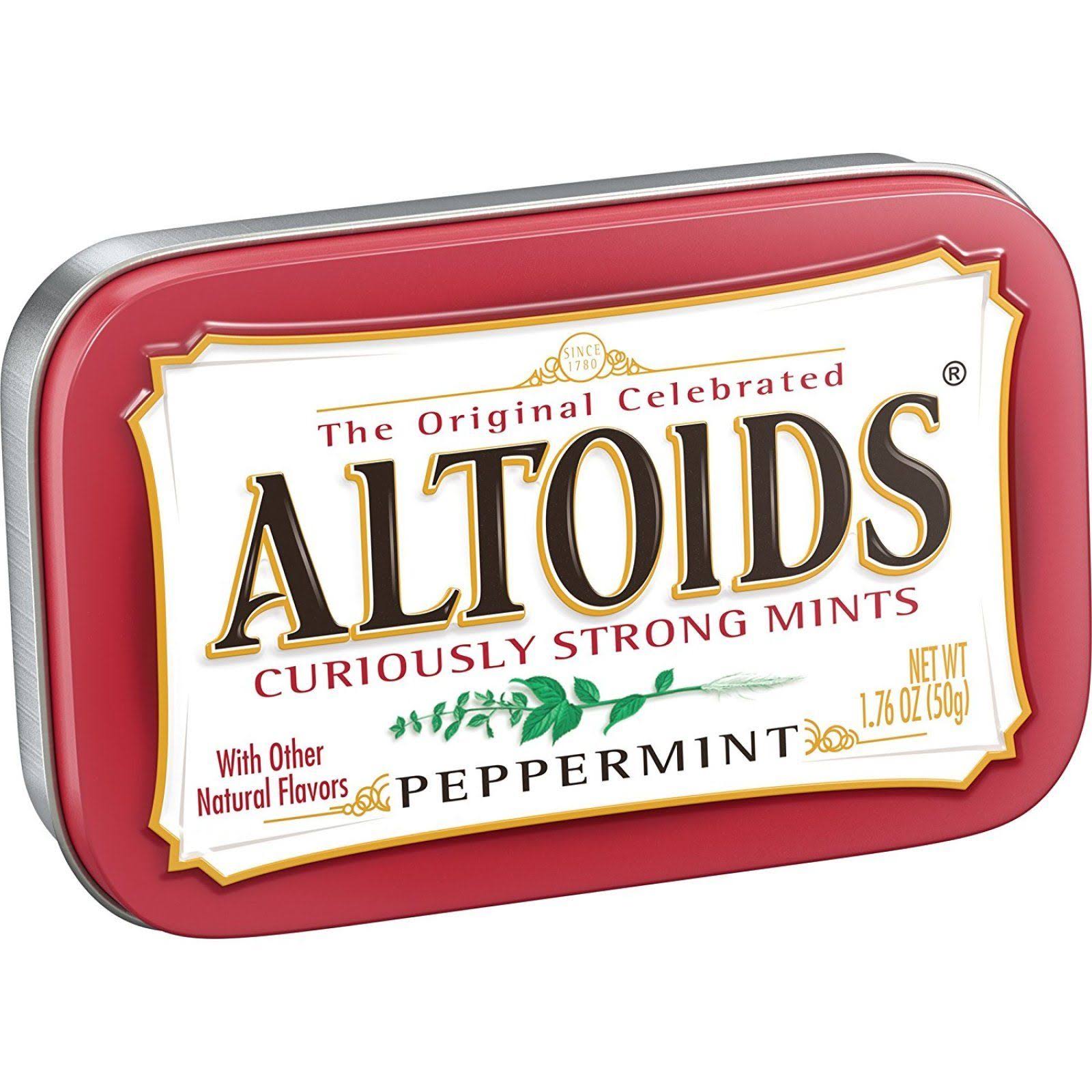 Wrigley's Altoids Peppermint Mints - 50g