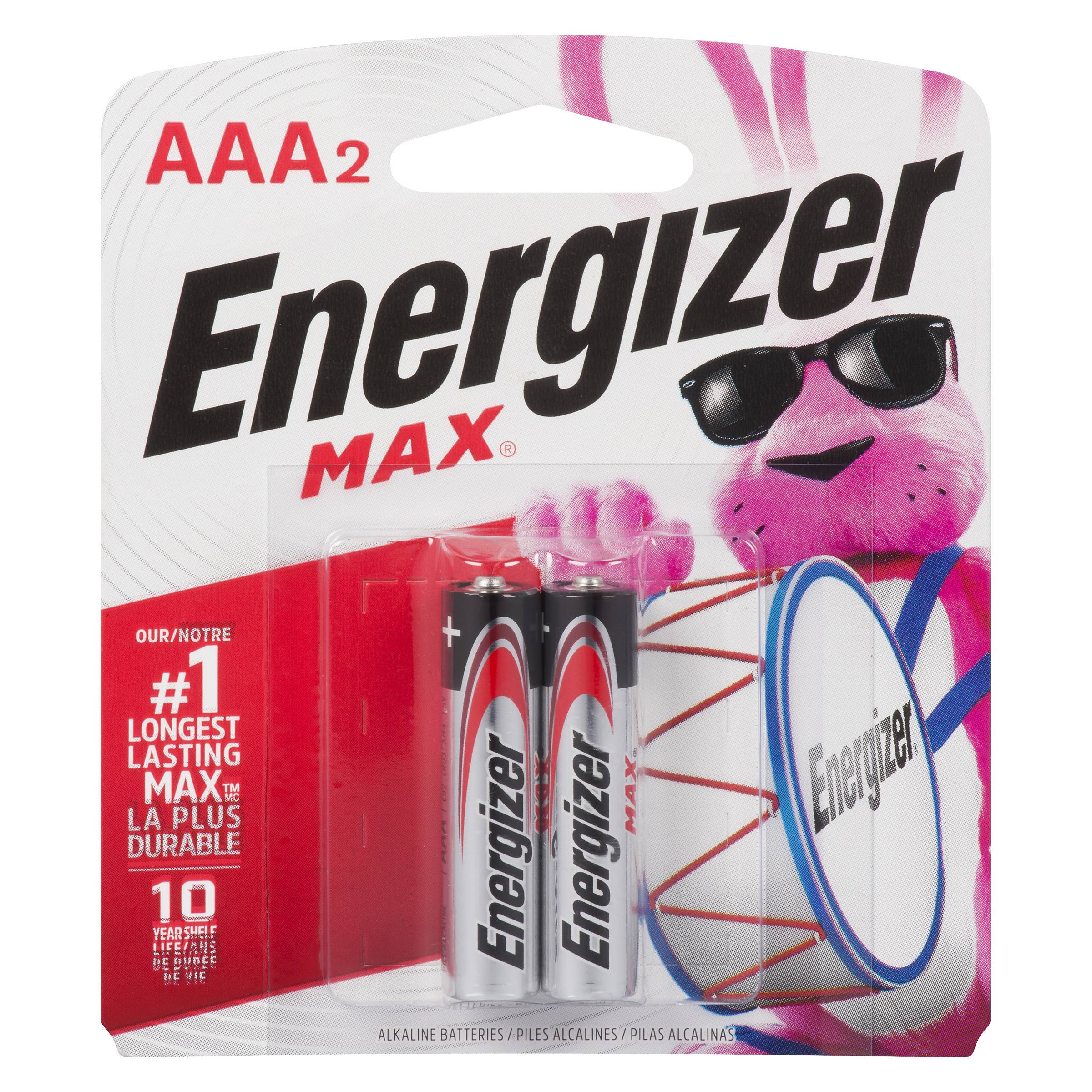 Energizer Max Alkaline Batteries AAA