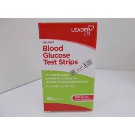 Leader LE1 Blood Glucose Test Strips 50ct