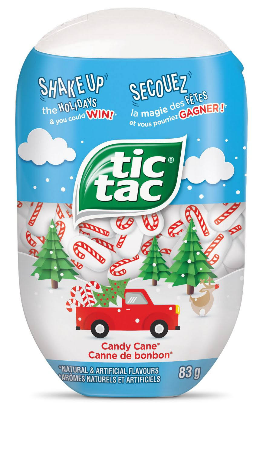 Tic Tac Christmas Candy Cane