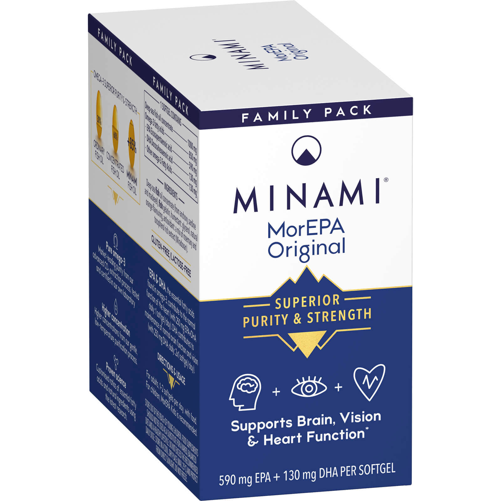 MorEPA Original Omega-3 Fish Oil - 120 Capsules - Minami