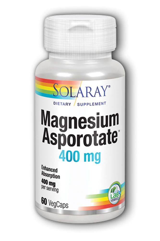Solaray Magnesium Asporotate Supplement - 60 Capsules