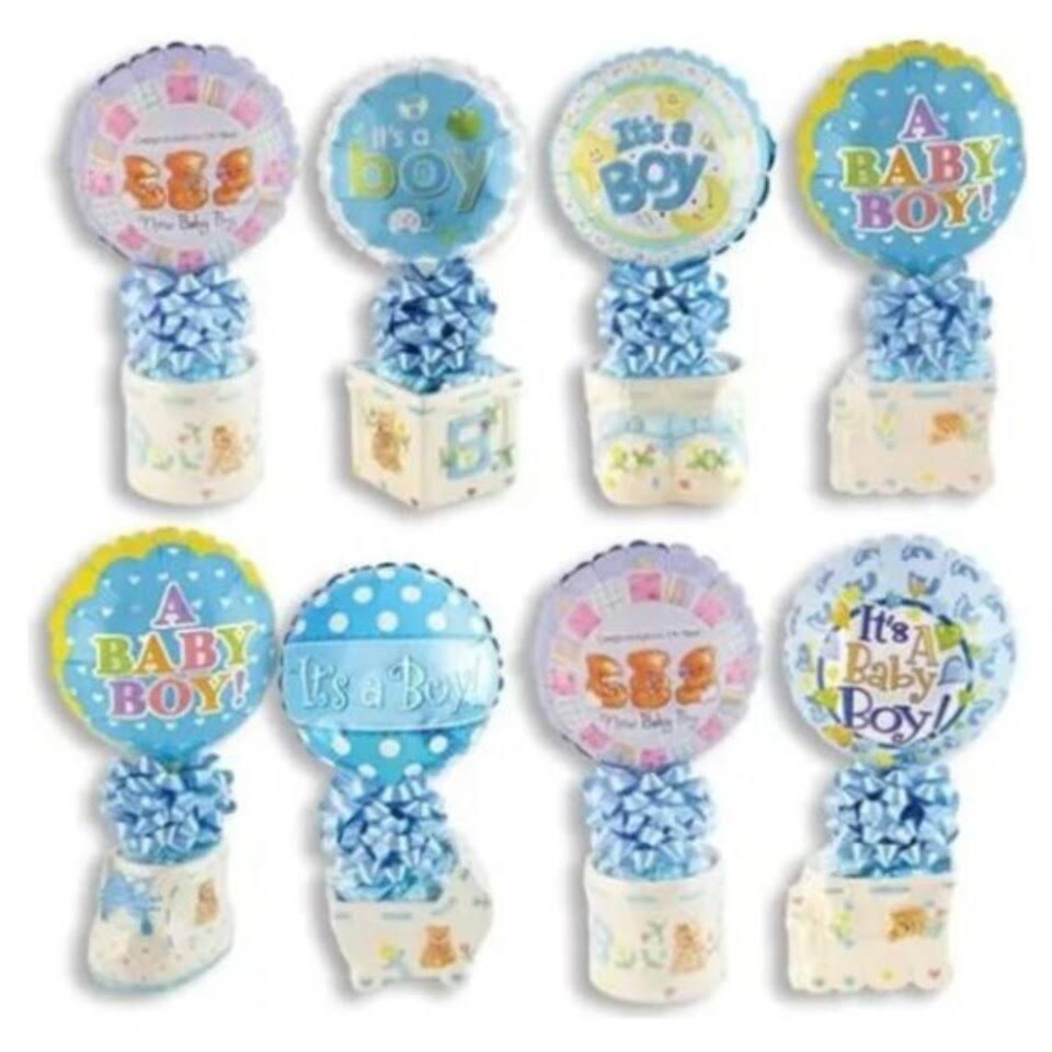 Baby Ceramic Planter Kelliloons with Mints - Boy-Pack of 8