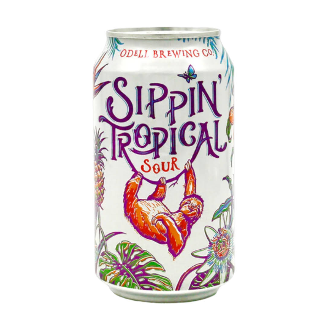 Odell- Sippin Tropical Fruited Sour 4.5% ABV 355ml Can