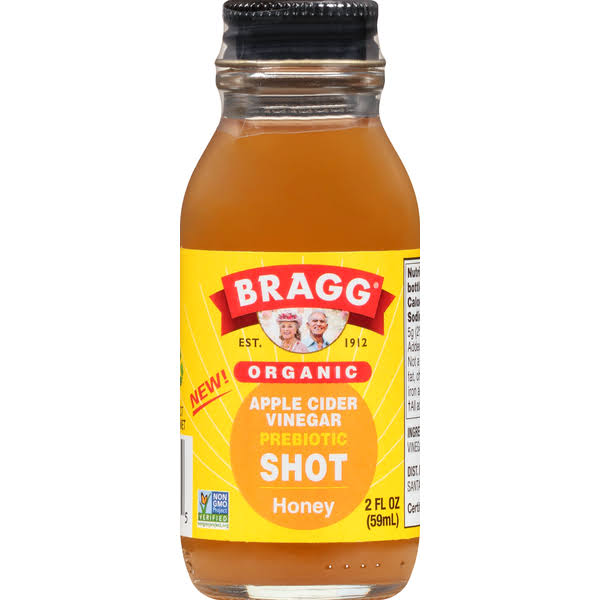 Bragg Apple Cider Vinegar, Organic, Honey, Prebiotic Shot - 2 fl oz