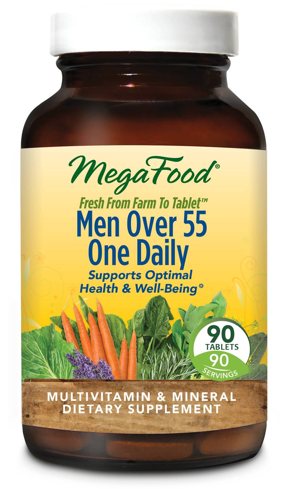MegaFood - Men Over 55 One Daily - 90 Tablets