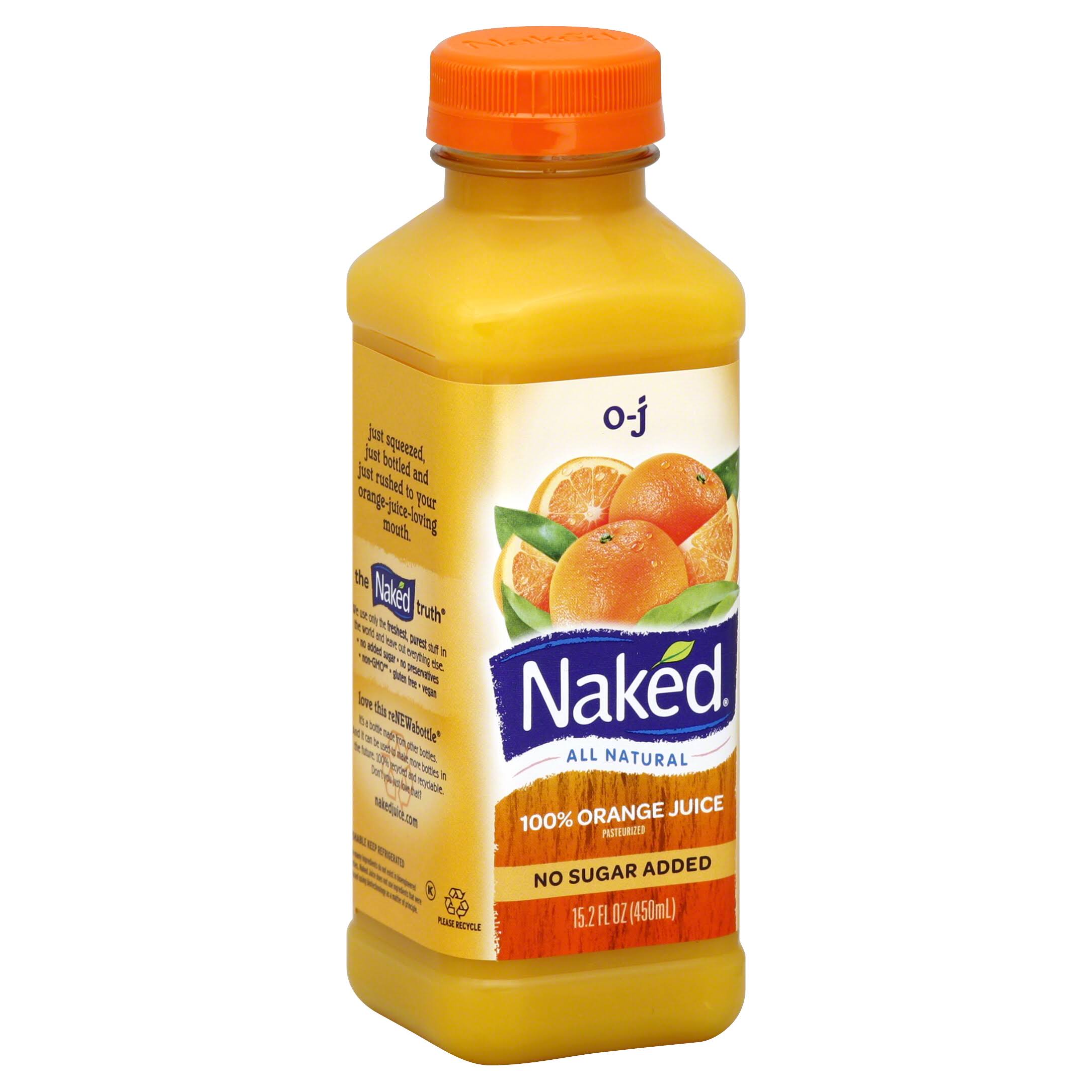 Naked Juice Orange Juice - O-J, 15.2oz