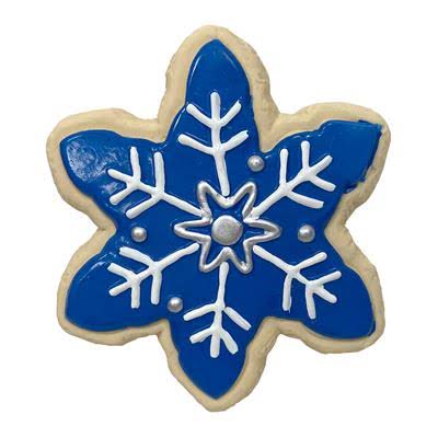 foufouBRANDS fouFIT Holiday Sugar Cookie Chew Dog Toy - Snowflake