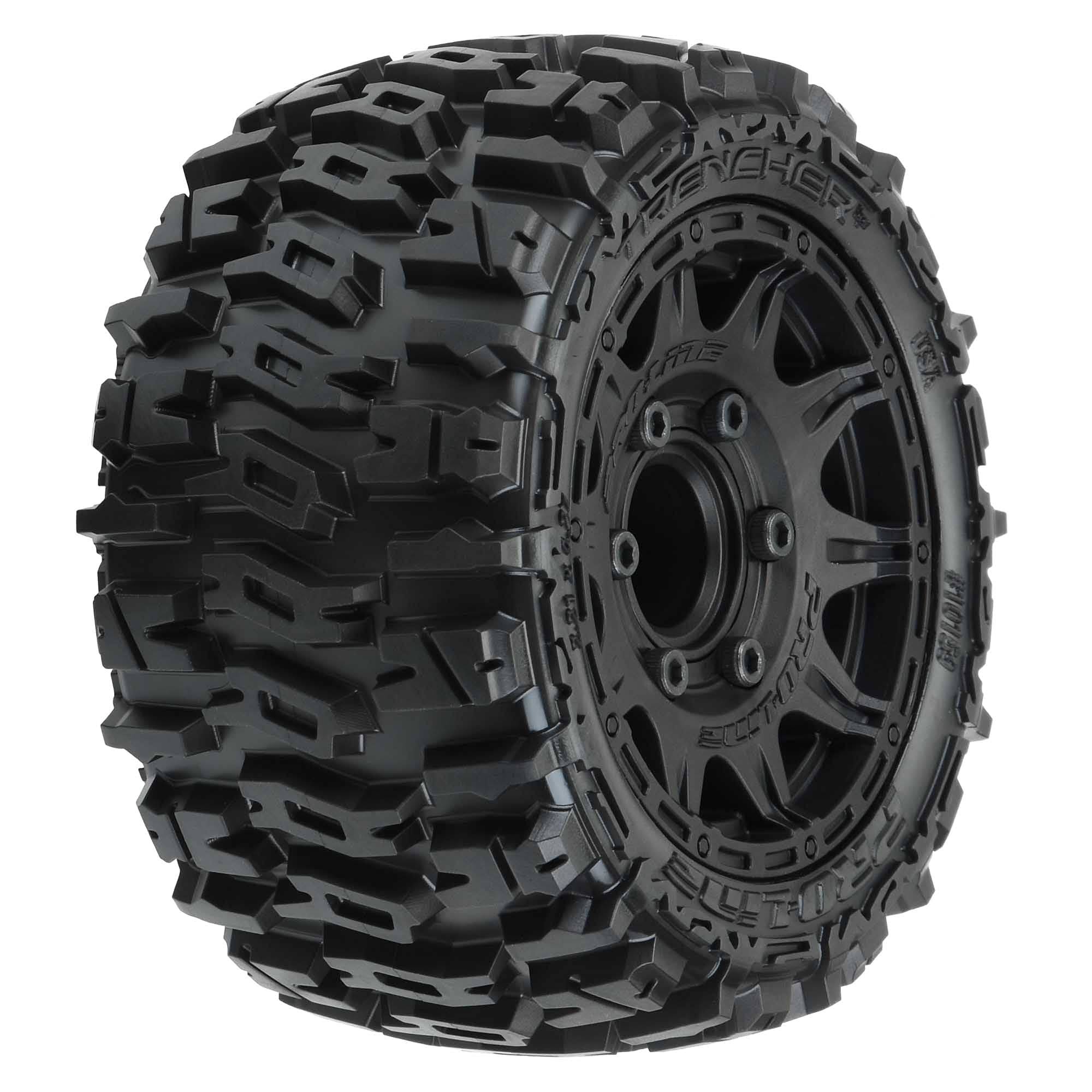 Trencher LP 2.8" All Terrain Tires Mounted on Raid Black