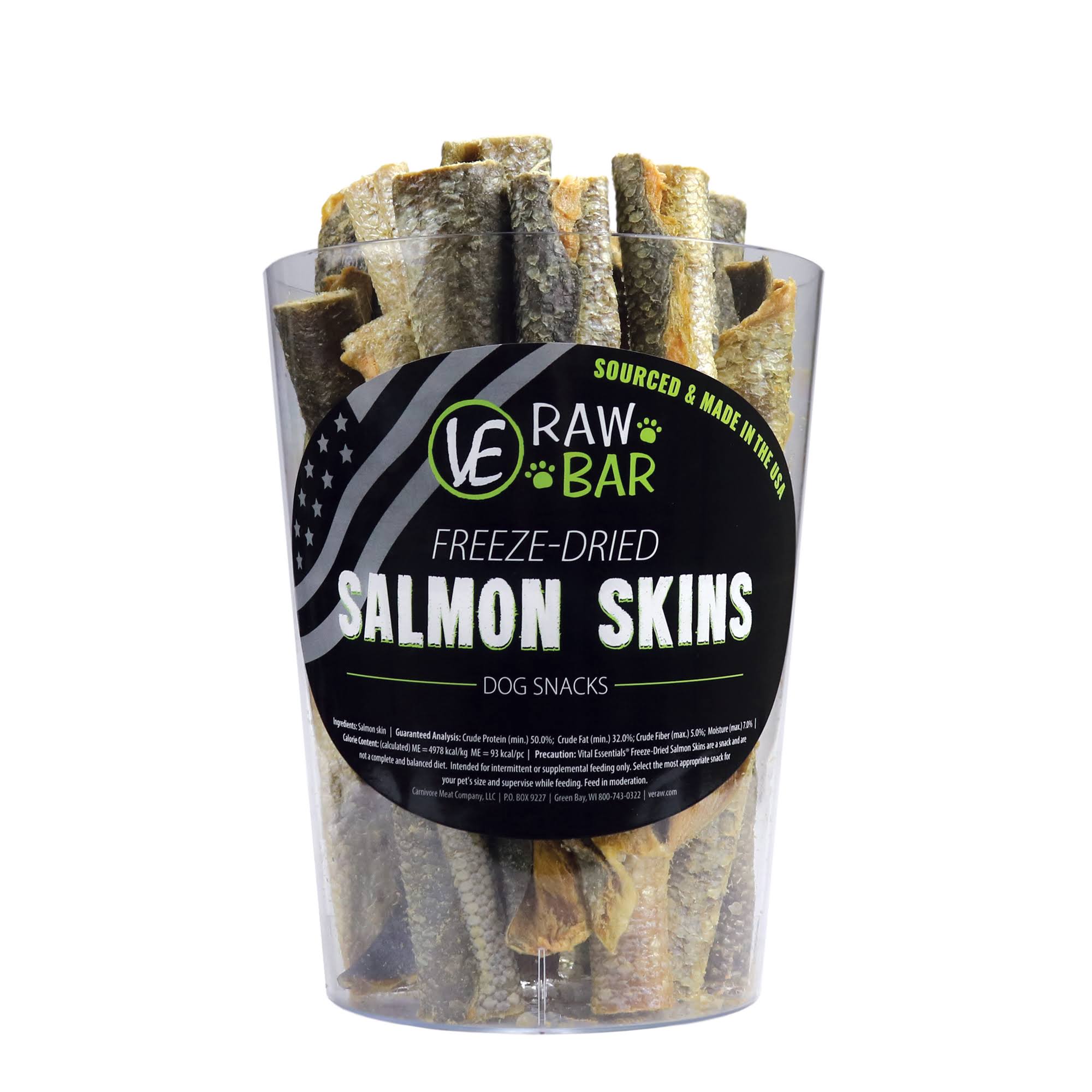 Vital Essentials Freeze Dried Salmon Skins
