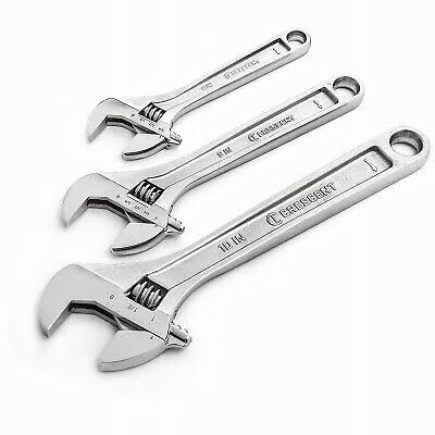 Crescent Adjustable Wrench Set - 3pcs, 6", 8" & 10"