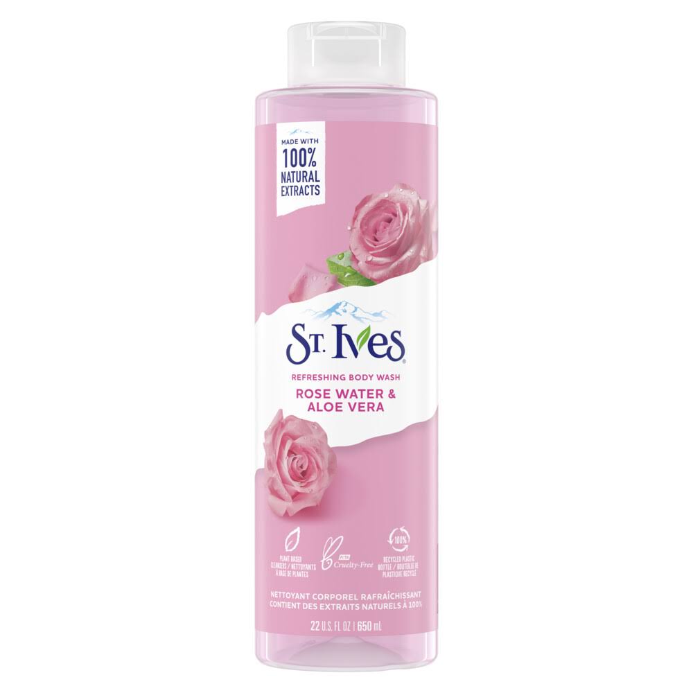 St. Ives Body Wash Rose Water & Aloe Vera