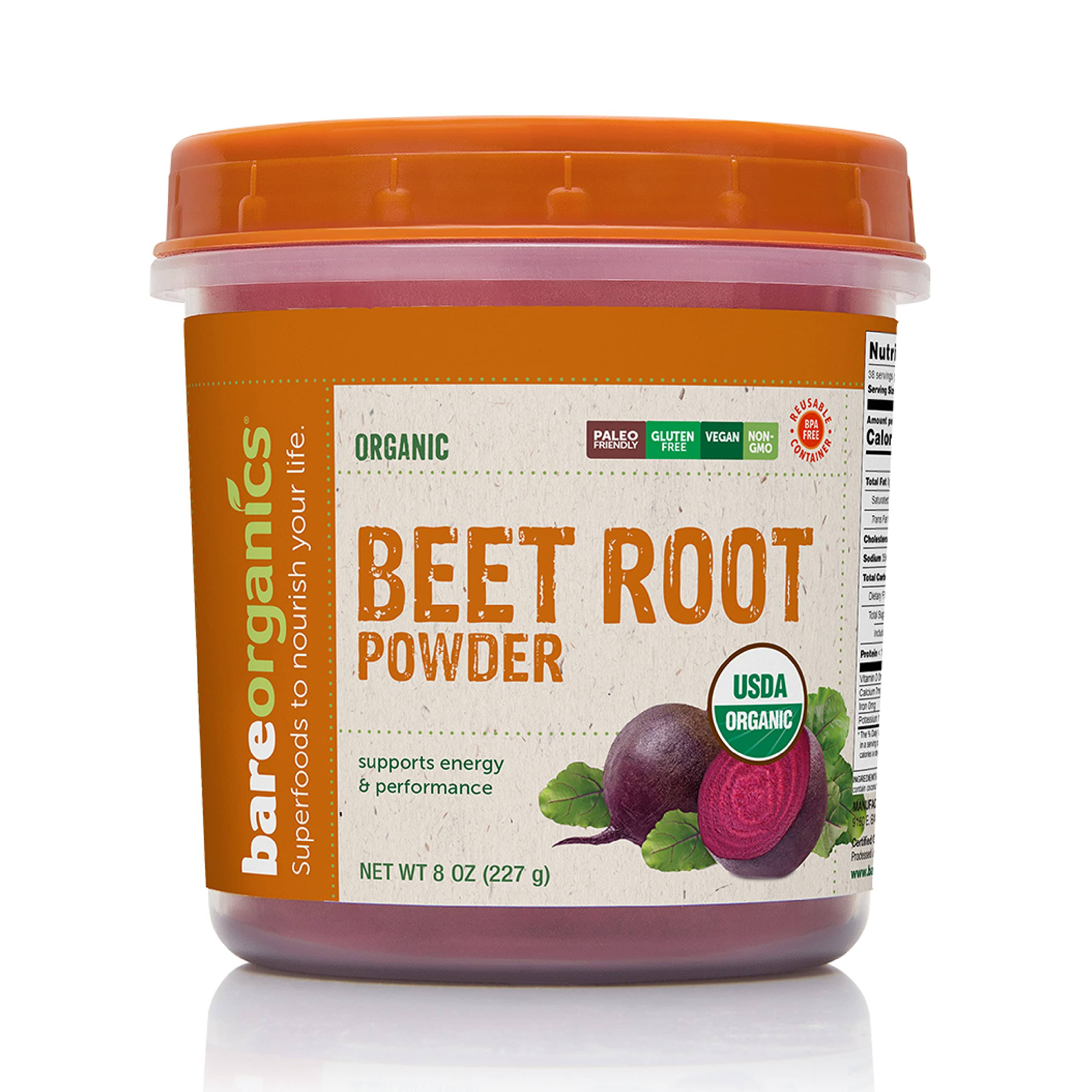 Bareorganics Beet Root Powder - 8oz