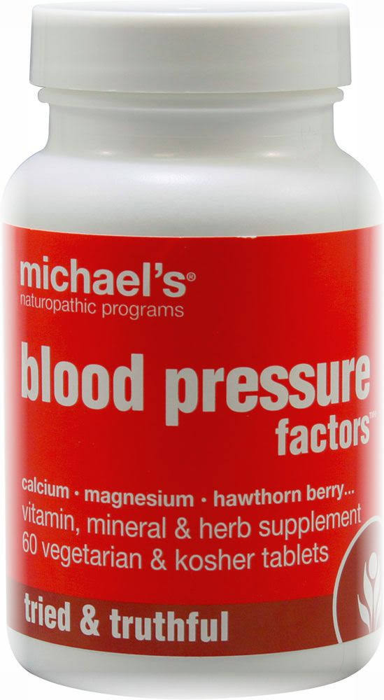 Michael's Naturopathic Programmes Blood Pressure Factors Nutritional Supplements - 60 Tablets