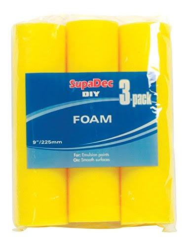 Supadec Foam Roller Refills 9" / 255mm Pack 3