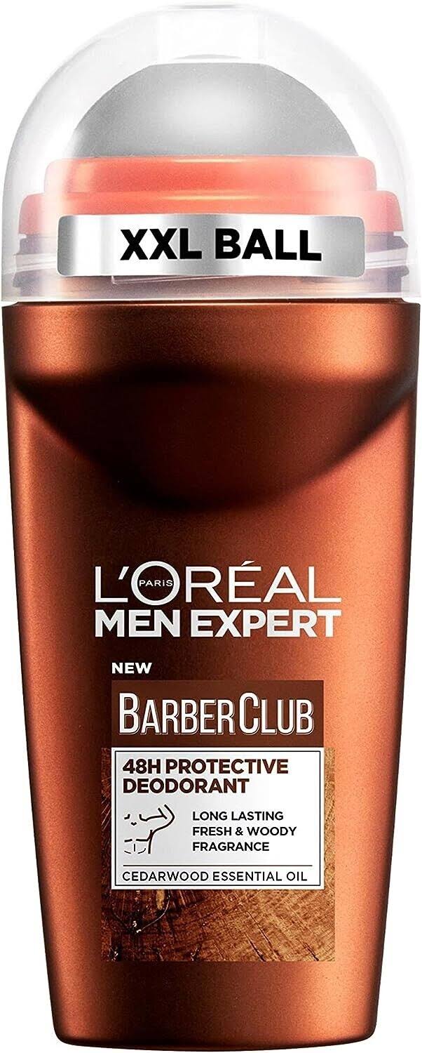 L’Oréal Paris Men Expert Barber Club Roll-On Deodorant for Men 50 ml