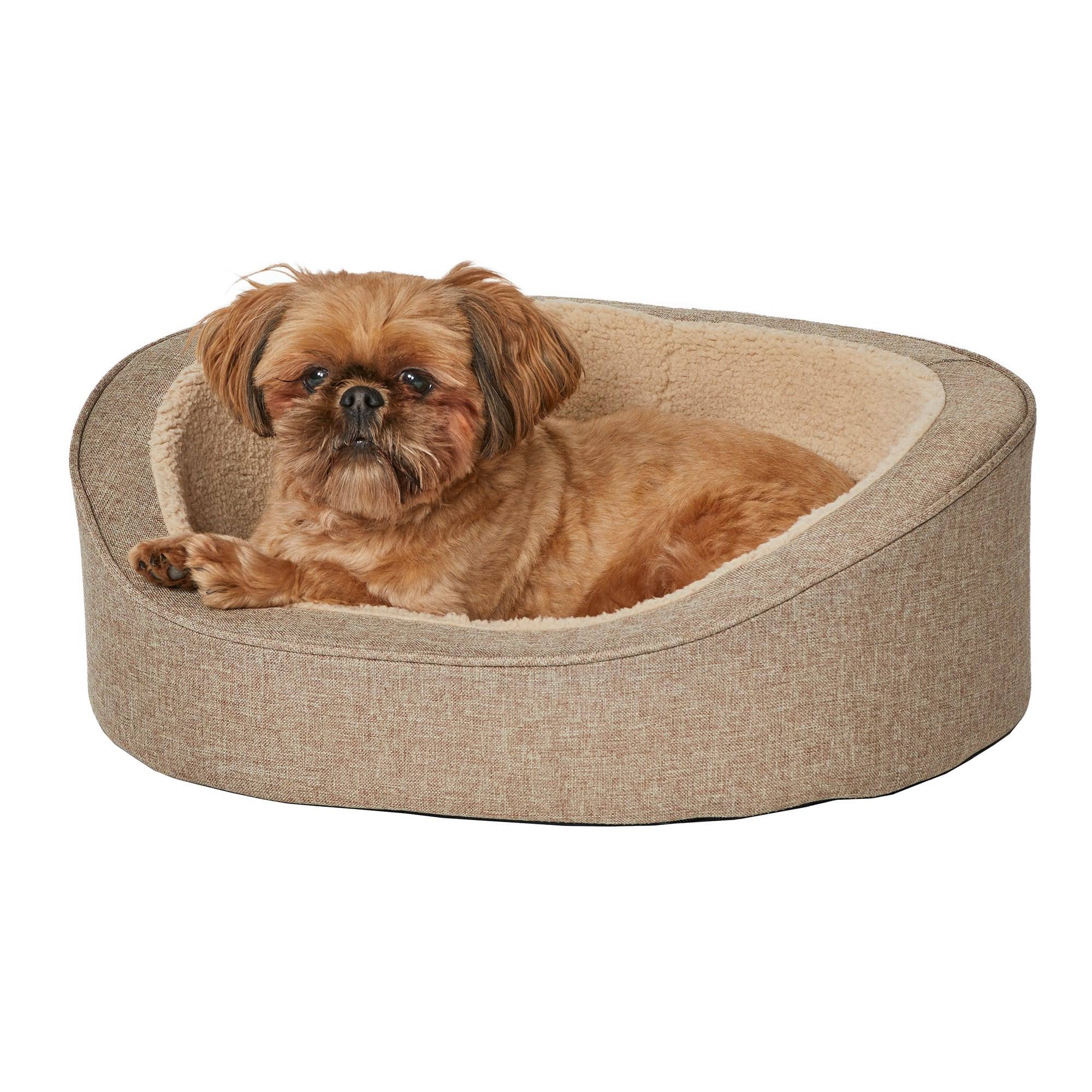 Midwest - Quiet Time - Hudson Deluxe Pet Bed - Tan - x Small
