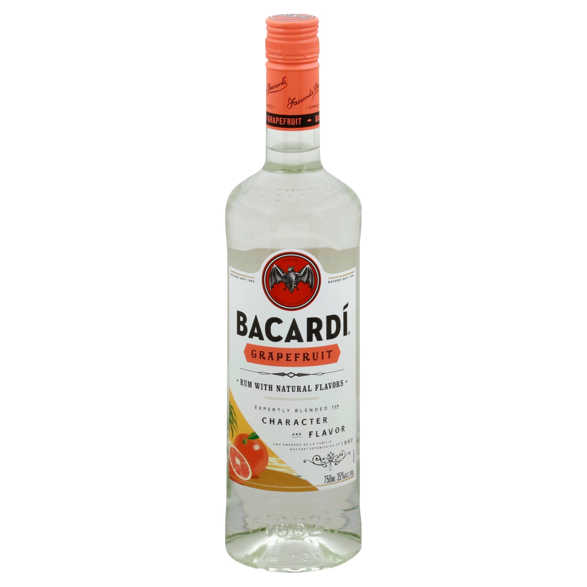 Bacardi Rum, Grapefruit - 750 ml