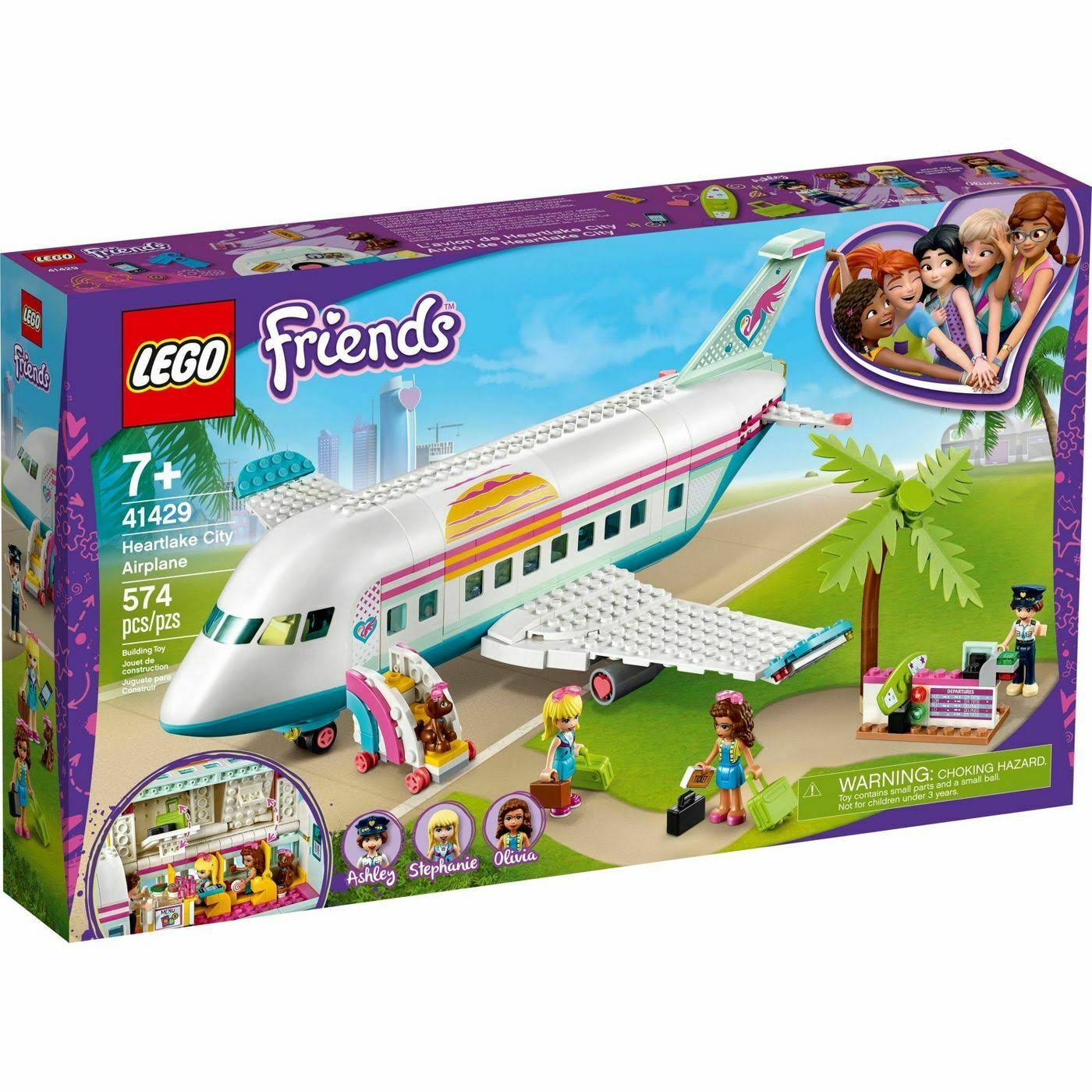 Lego 41429 Friends Heartlake City Airplane Building Kit New with Sealed Box
