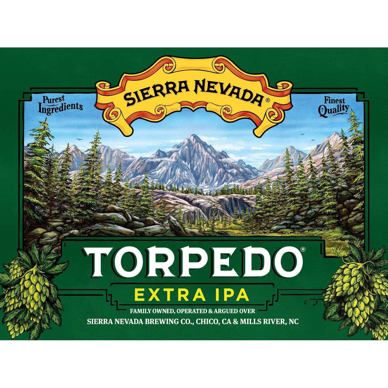 Sierra Nevada Beer, Extra IPA, Torpedo - 12 pack, 12 fl oz bottles