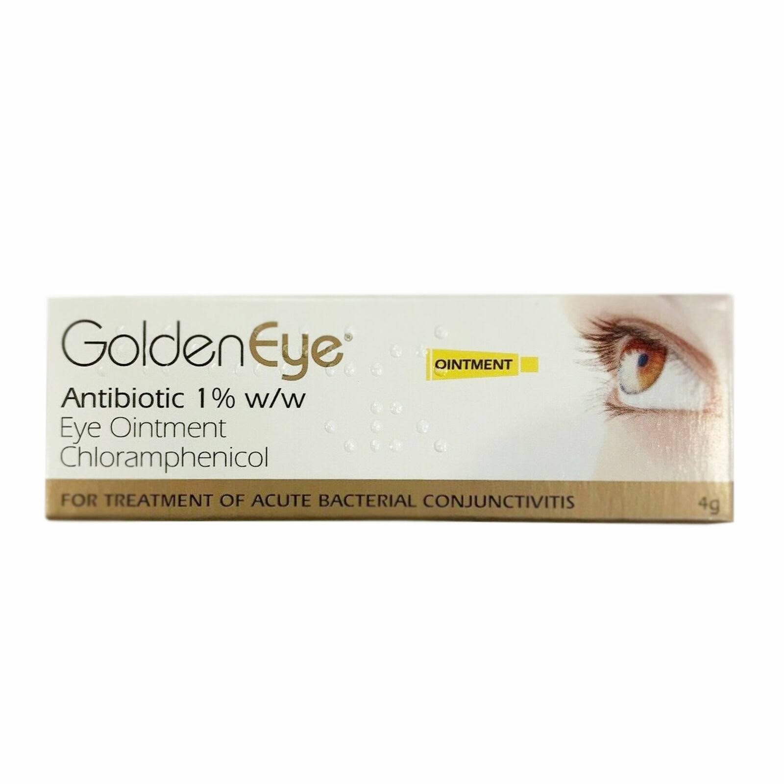 Golden Eye Antibiotic Chloramphenicol Eye Ointment - 4g