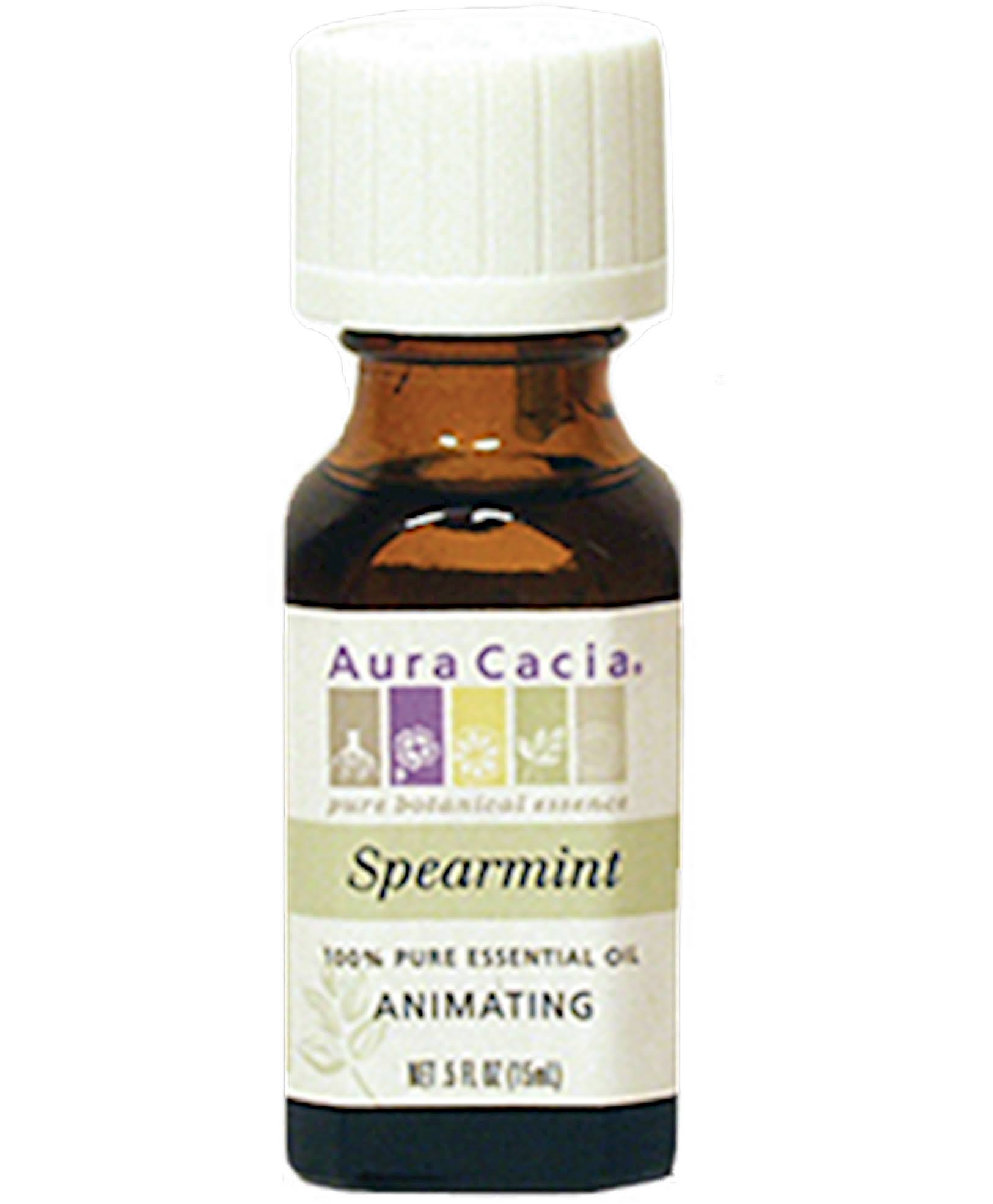 Aura Cacia - Essential Oil Spearmint - 0.5 Fl Oz