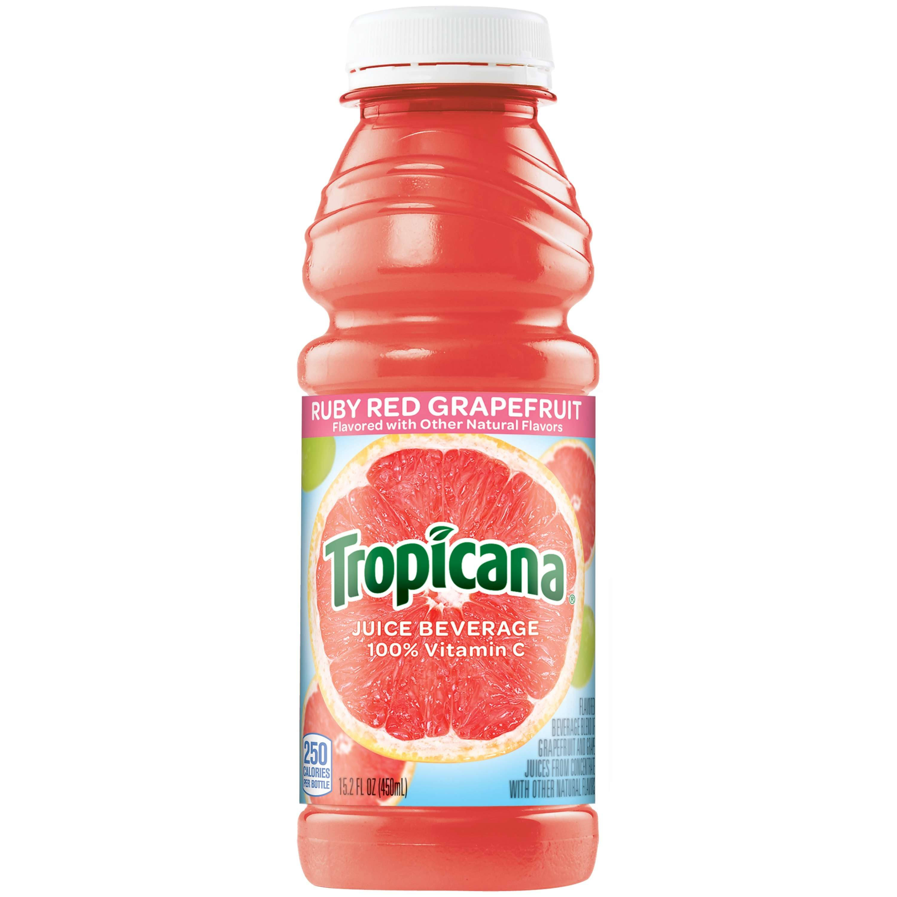 Tropicana Juice Beverage - Ruby Red Grapefruit, 15oz