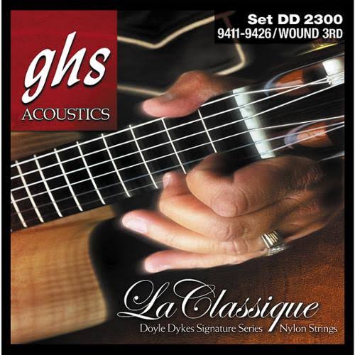 GHS DD2300 Doyle Dykes Signature Classical Guitar String Set - Nylon