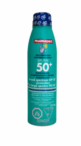 PHARMASAVE SUNSCREEN CONTINUOUS SPRAY - KIDS SPF50+ 177ML