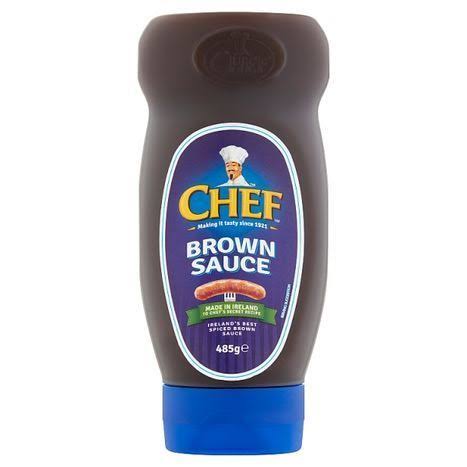 Chef Brown Sauce Squeezy 485G (17.1oz)