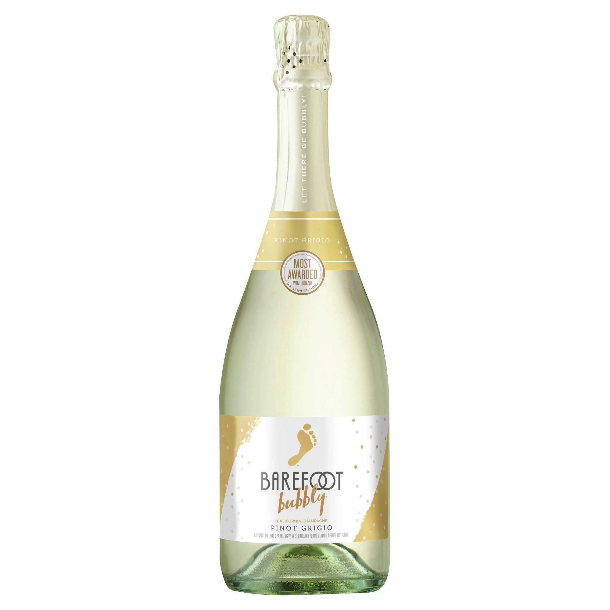 Barefoot Bubbly Pinot Grigio Sparkling Champagne - 750ml