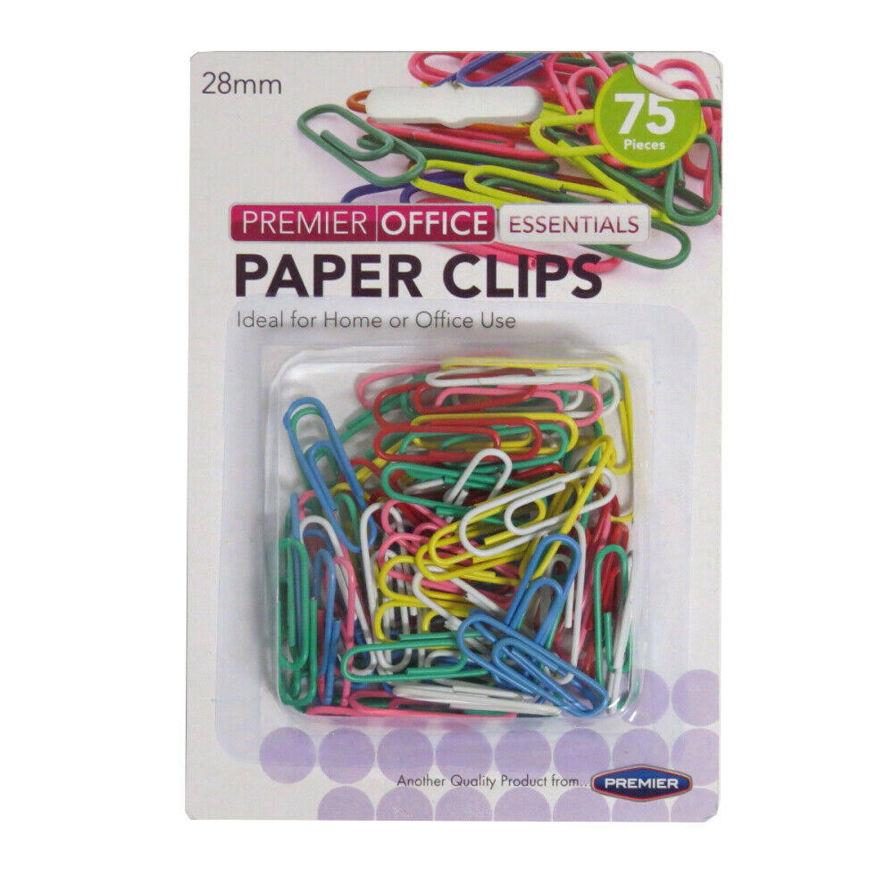Premier Depot Multicoloured Paper Clips