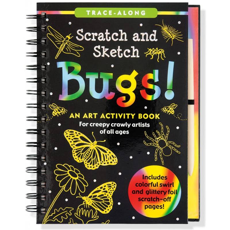 Scratch and Sketch Bugs: Trace Along Activity Book - Betsy Kelley