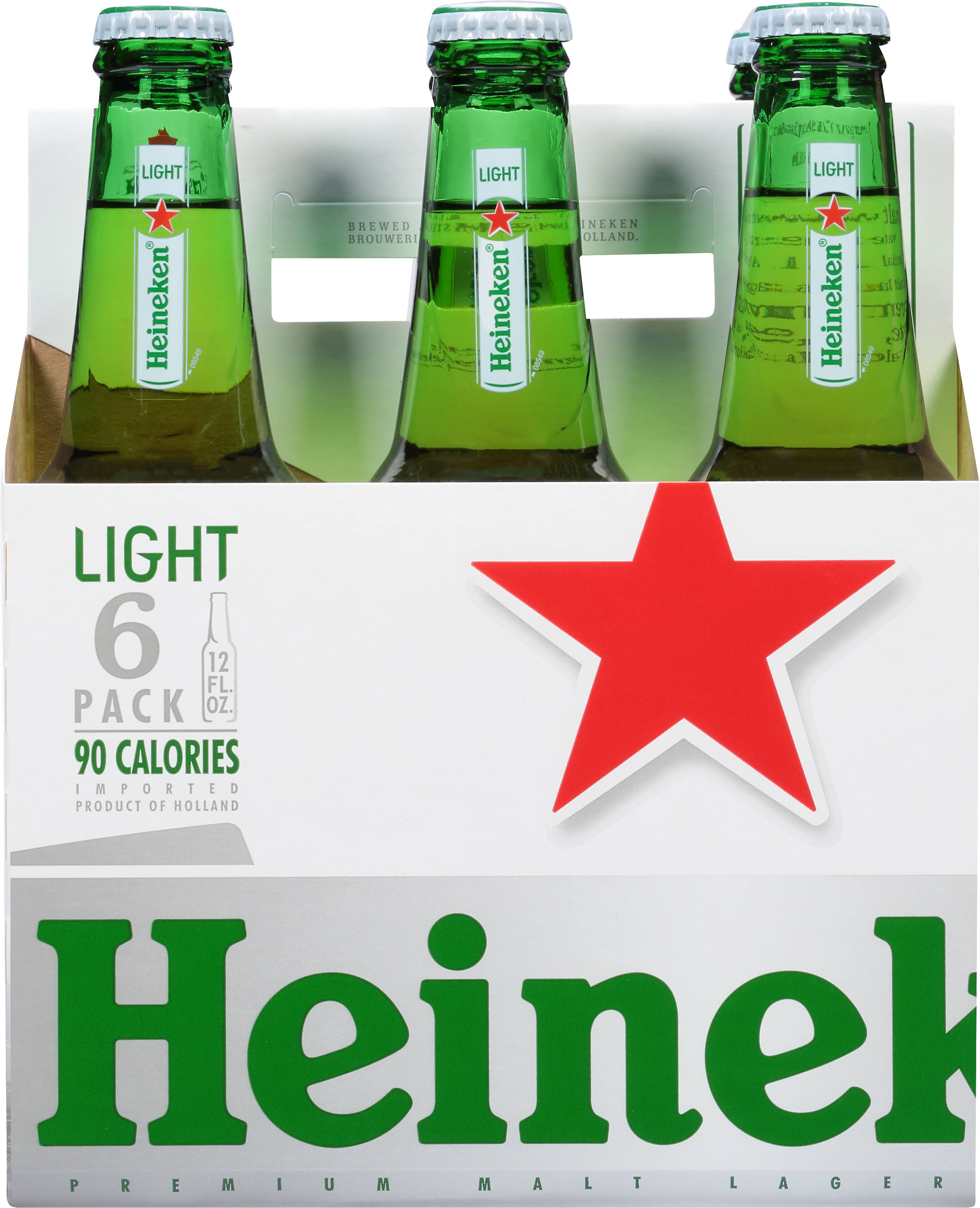 Heineken Light Beer(6 ct, 12 fl oz)