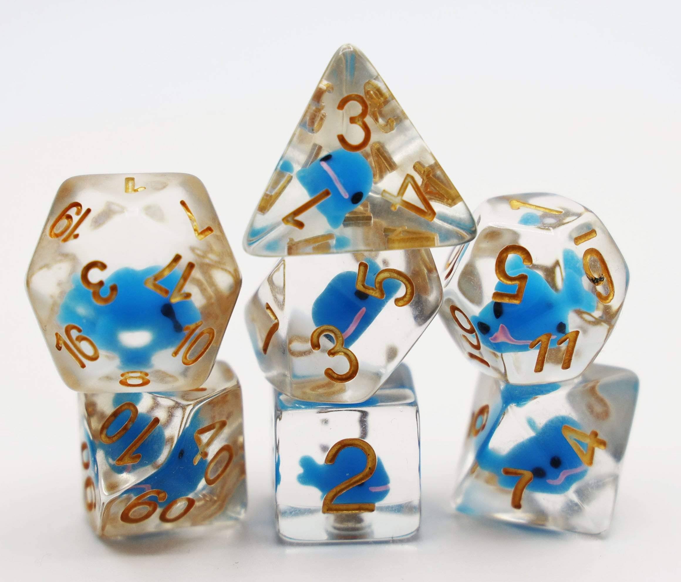 Dice and Gaming Accessories Polyhedral RPG Sets Stuff-Inside Blue Whale (7)
