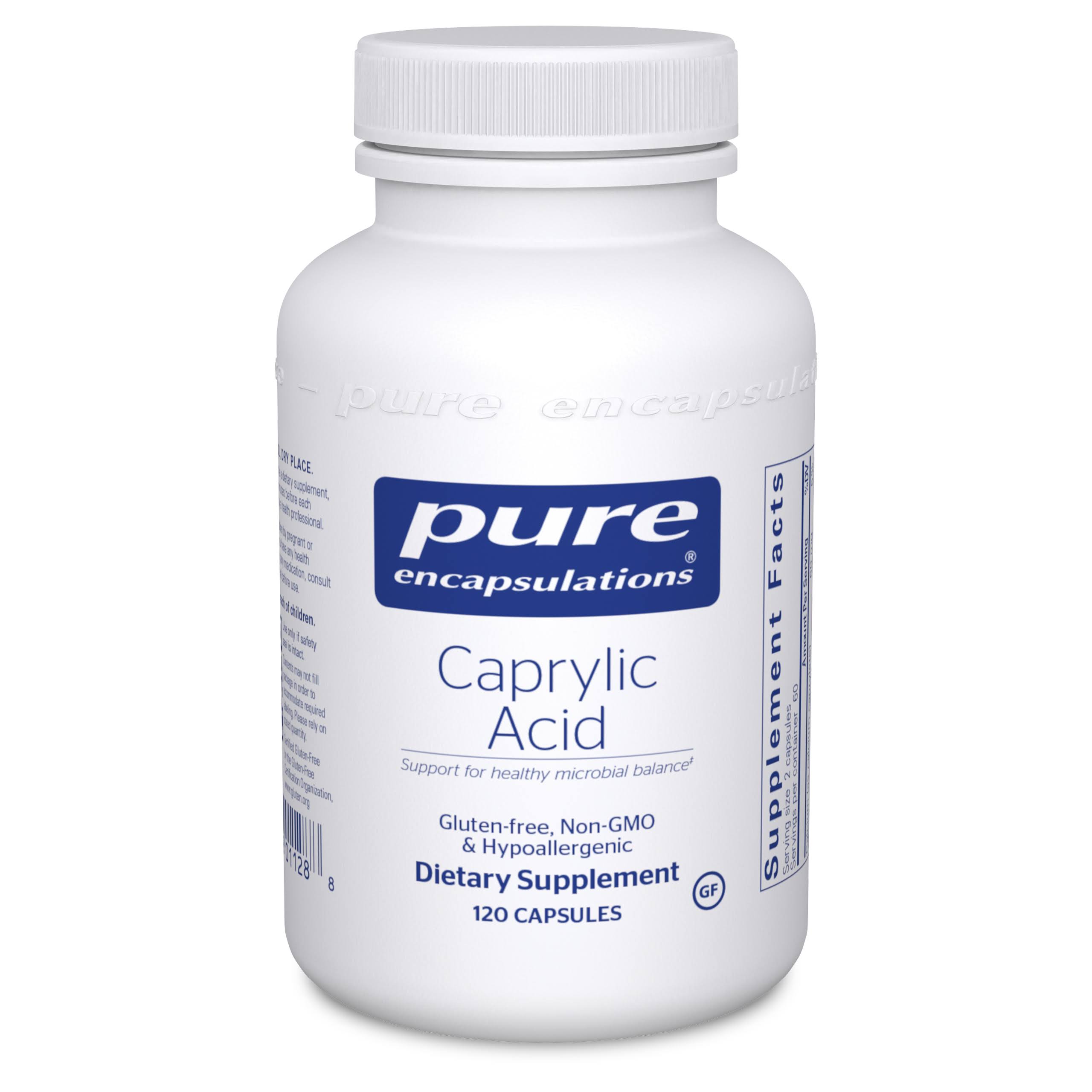 Pure Encapsulations - Caprylic Acid, 120 Capsules