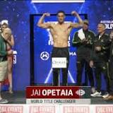 Mairis Briedis vs Jai Opetaia weigh-in results (12 pm AEST)