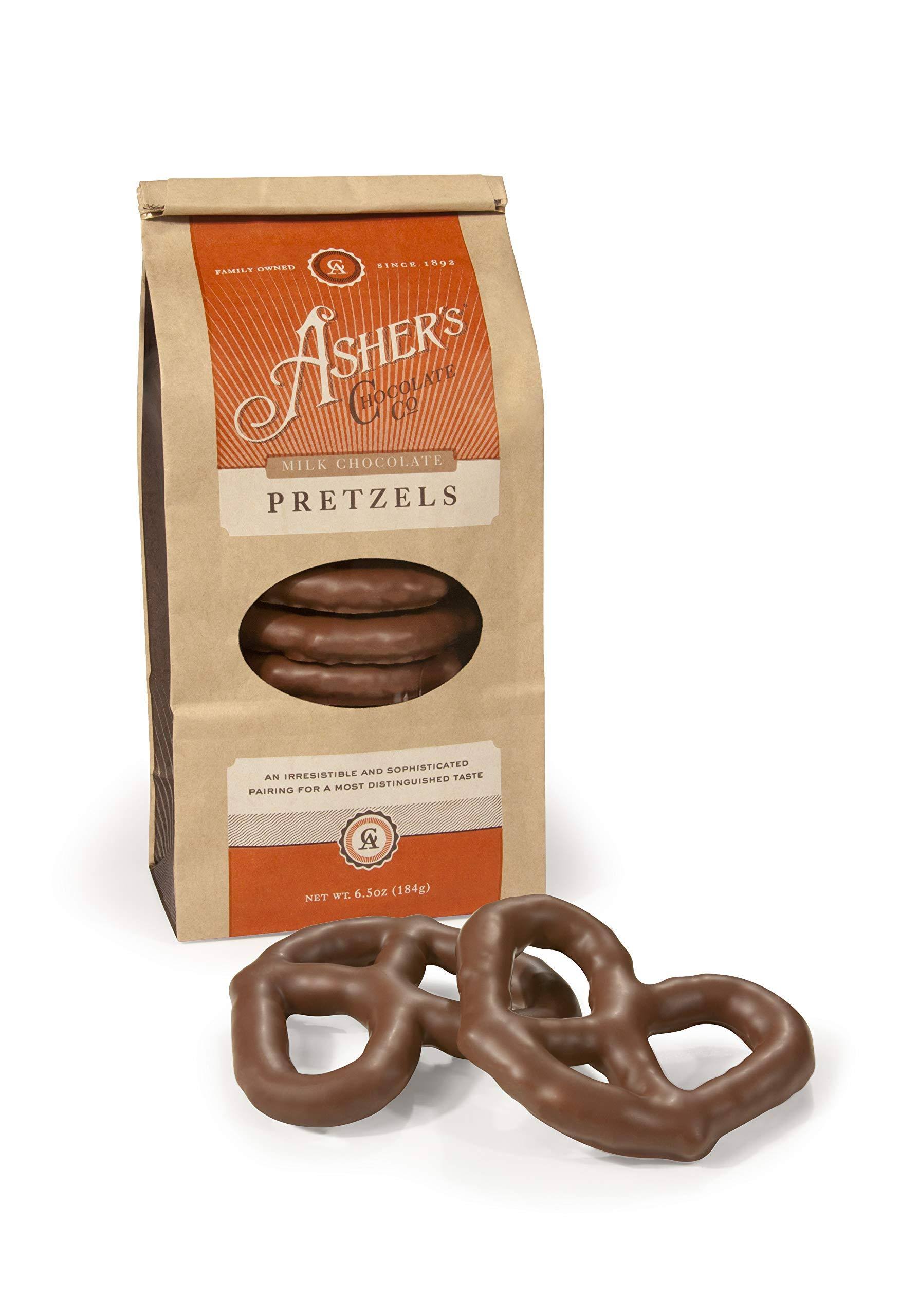 Asher's Chocolates, Chocolate Covered Pretzels, Gourmet Sweet and Salt