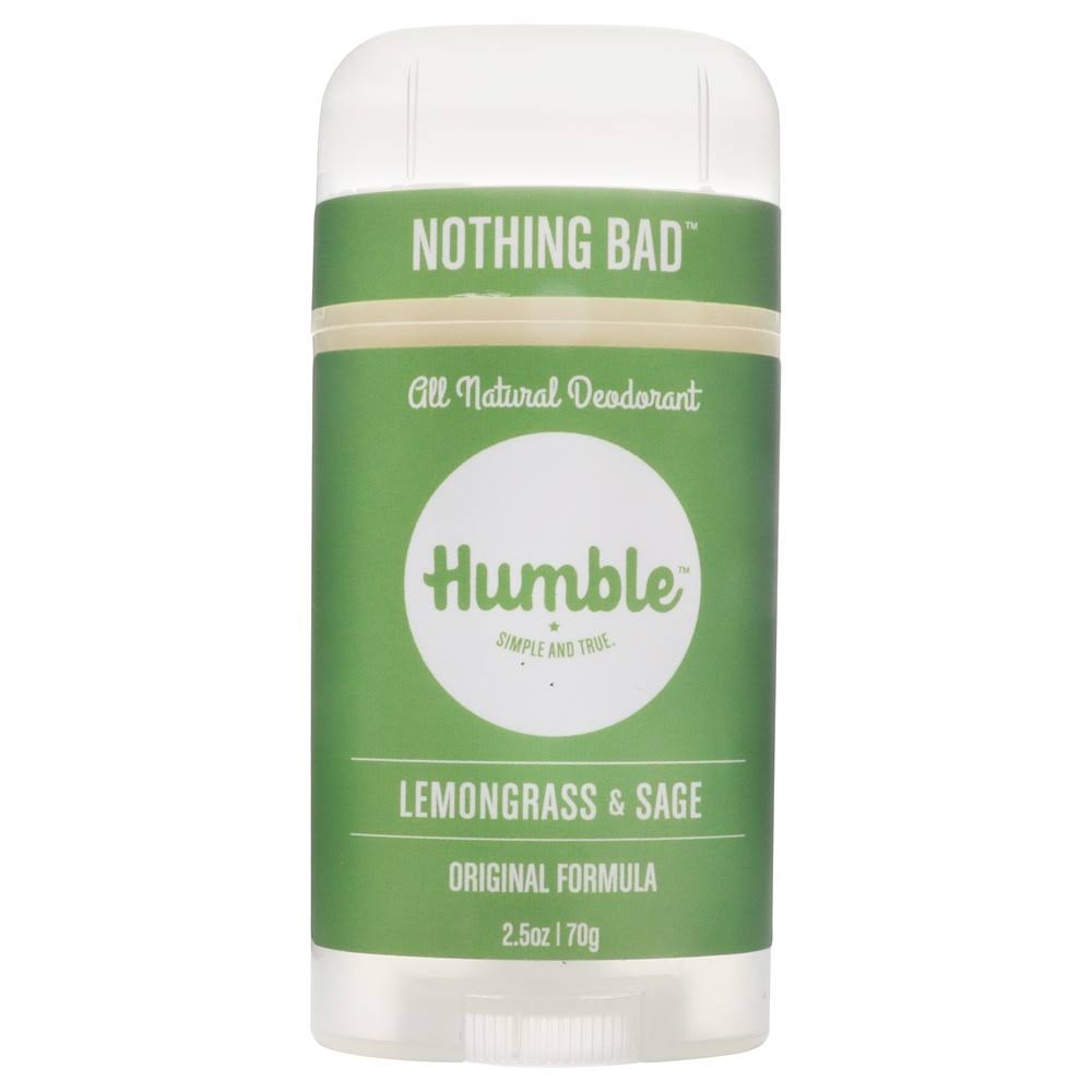 all natural deodorant - lemongrass & sage | humble
