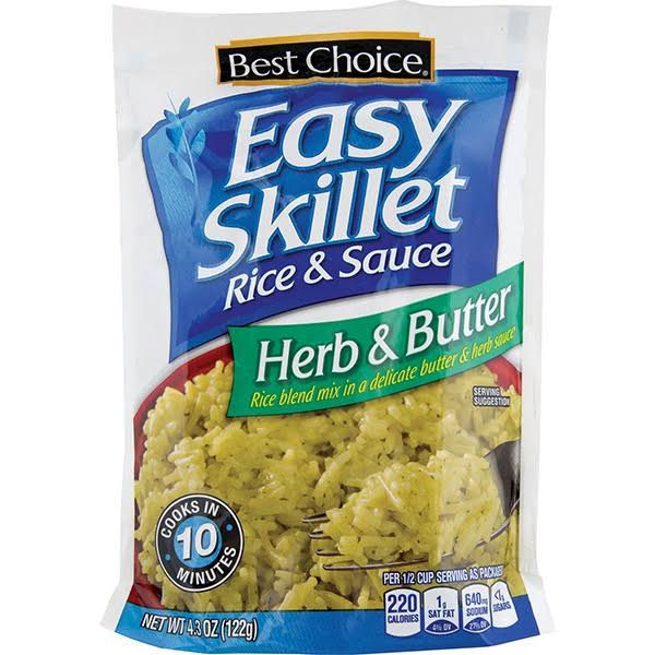 Best Choice Easy Skillet Herb & Butter Rice Blend Mix in A Delicate Sauce
