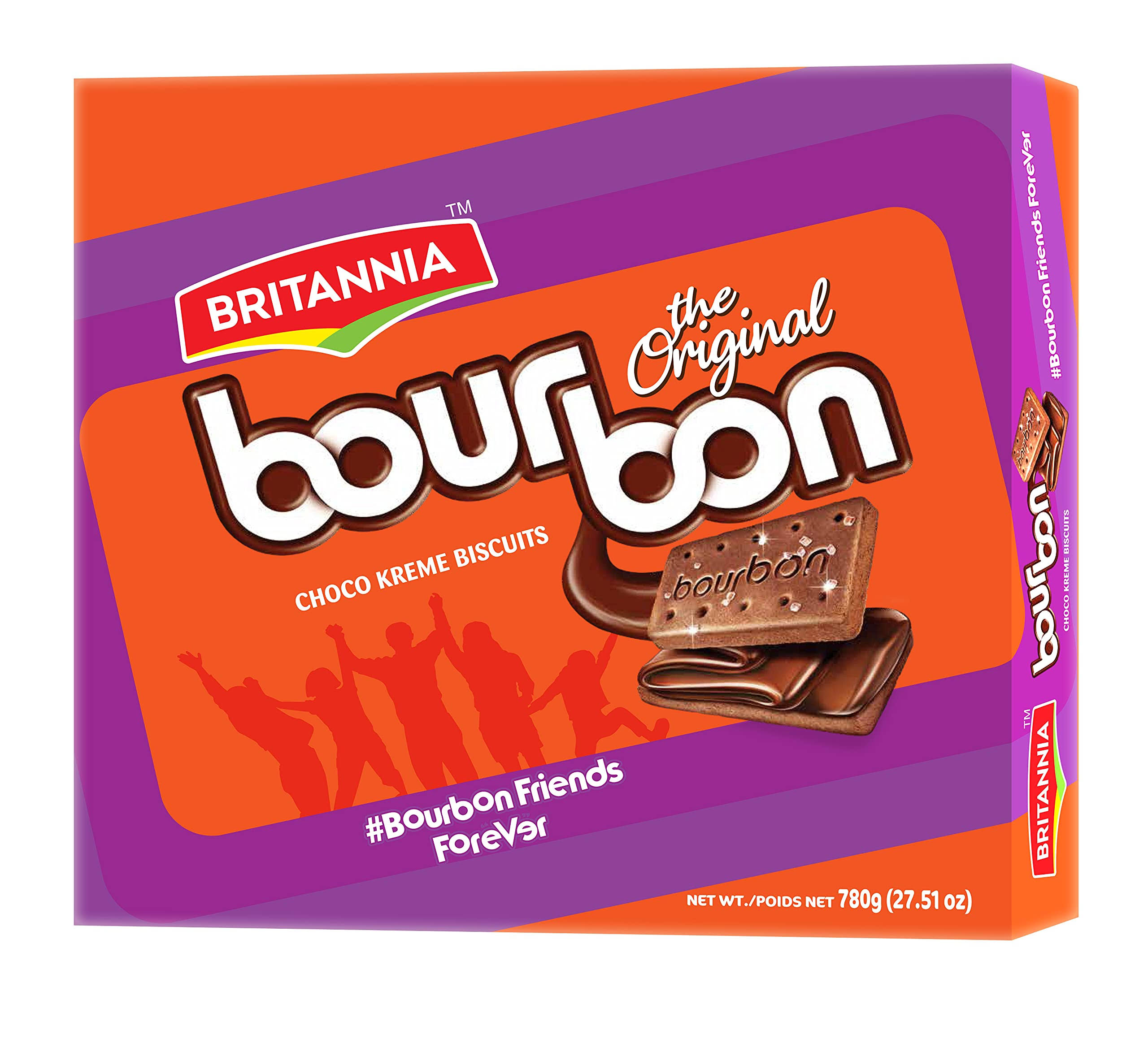 BRITANNIA Bourbon the Original - Choco Creme Biscuits 27.51 (Pack of 1