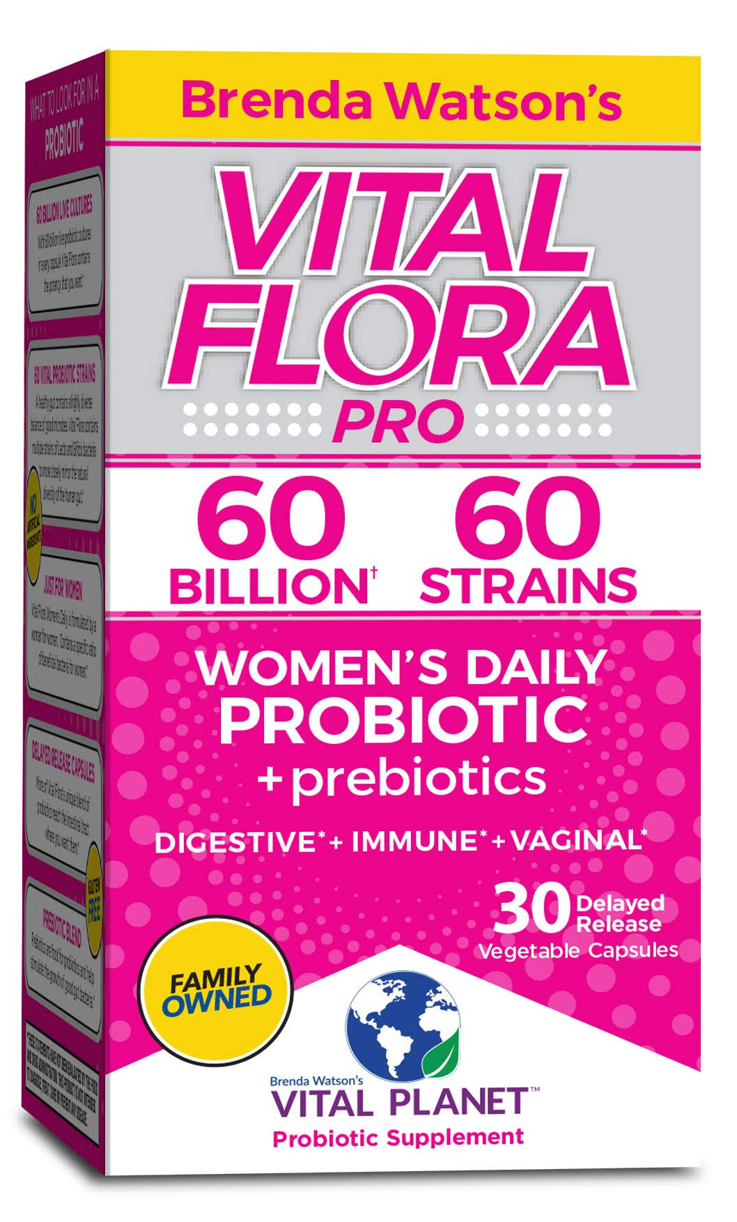 Vital Planet - Vital Flora 60/60 Probiotic Womens 30 Capsule
