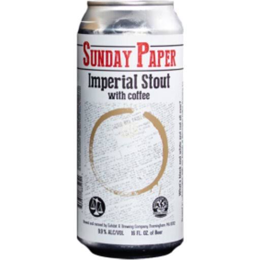 Exhibit A Sunday Paper Imperial Stout Can