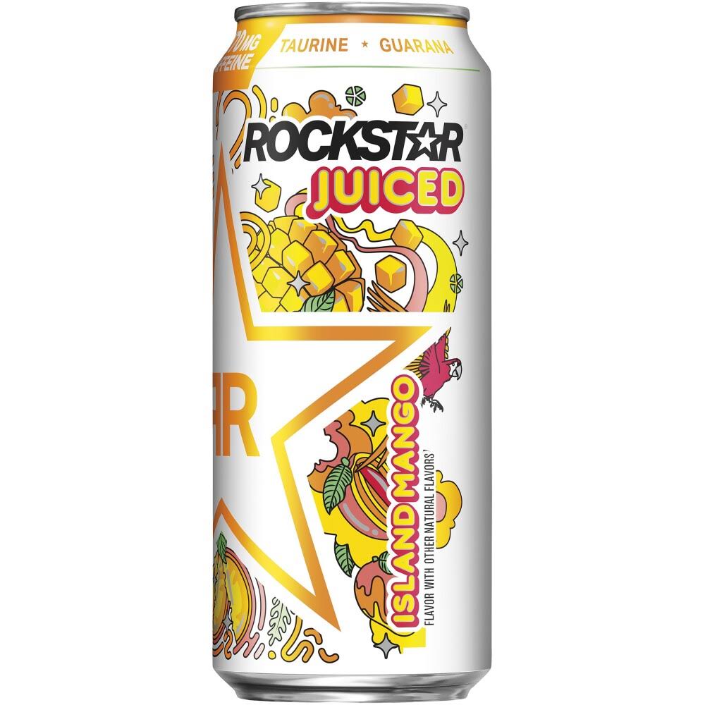 Rockstar Energy Drink, Island Mango, Juiced - 16 fl oz
